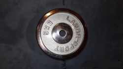 Závaží - kotouč Laubr Sport 5kg/25mm ocelové - chrom   