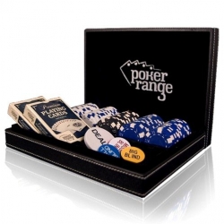 POKERRANGE Premium 100 x 14g set v koženém pouzdře