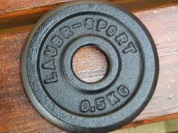 Závaží - kotouč Laubr Sport 0,5kg/30mm 