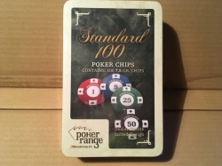 Poker Range Standard poker set 100 žetonů s čísly