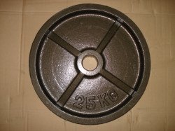 Litinový olympijský kotouč - závaží  25kg /činky