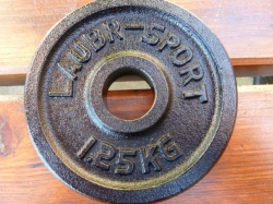 Závaží - kotouč Laubr Sport 1,25kg / 25mm 