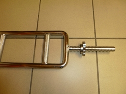Vzpěračská tyč - hřídel kolmá 86cm/25mm - závit.