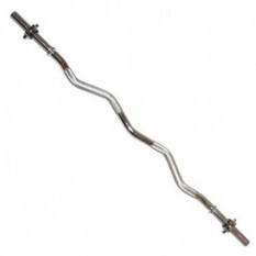 Vzpěračská posilovací tyč EZ zalomená 120cm / 30mm - závit /bazar