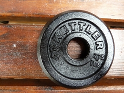Závaží - kotouč Kettler 1,25kg / 30mm ocel  