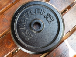 Závaží - kotouč Kettler 10kg / 30mm ocelové / činky   