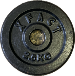 Závaží - kotouč X-FACT 2,5kg / 30mm   