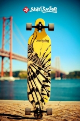 Longboard Street Surfing Freeride 39" Dragon